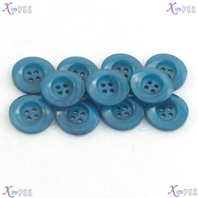 nkpf01254 Wholesale 15pcs Sewing Fabric Textile Fashion 36L Costume Blue Nylon DButtons 2