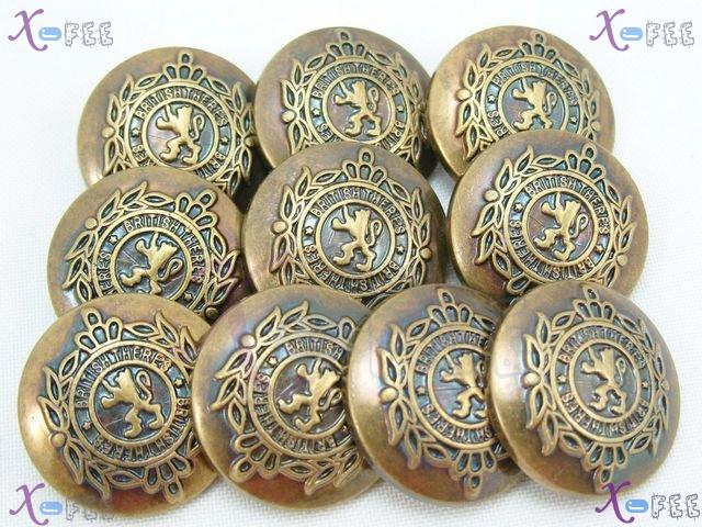 nkpf01350 Trend Wholesale 10pcs 40L Plastic Royal Tiara Lion Letters Sewing China Buttons 2