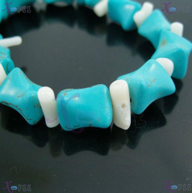 sl00625 Hot! NEW White Coral Woman Tibet Jewelry Turquoise Design Charm Fashion Bracelet 2