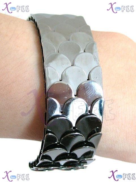 sz00282 Ringent Prom Fashion Jewelry Ornament Glittering Fish Scale Bangle Bracelet 2