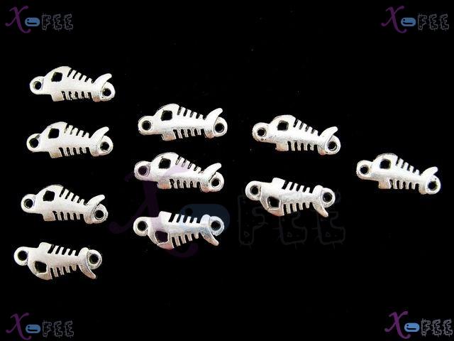 szpf00022 Exquisite Tibet Silver Fashion Jewelry Collection Ornament Fishbone Connectors 1