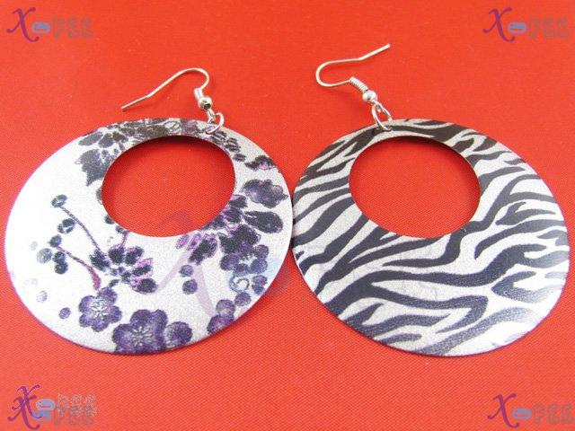 tseh00393 Asymmetric Metal New 925 Sterling Silver Hook Earrings 3