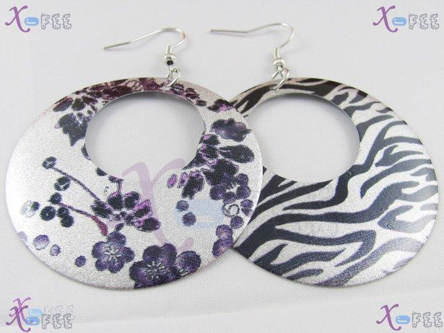 tseh00393 Asymmetric Metal New 925 Sterling Silver Hook Earrings 4