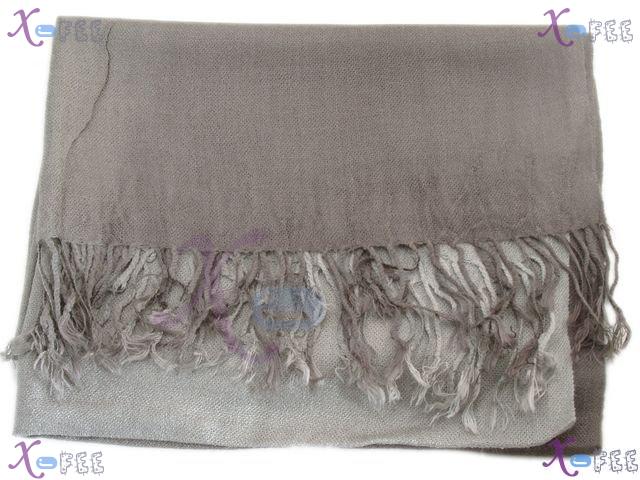 wjpj00417 NEW Gradual Change Gray Pashmina Fashion Woman Warm 70