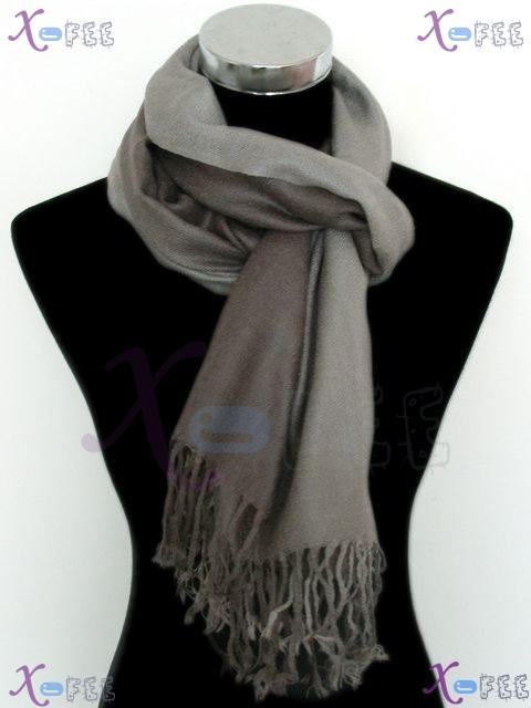 wjpj00417 NEW Gradual Change Gray Pashmina Fashion Woman Warm 70