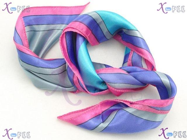 xfj00103 Hot Woman Accessory Decoration Metropolis Chinese Silk Stripe Neck Scarf Wrap 4