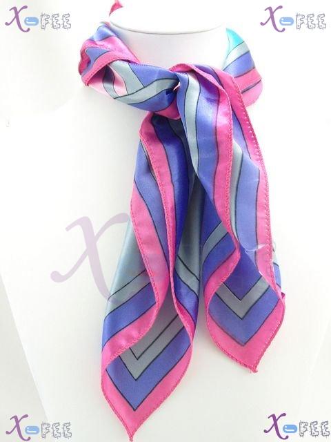 xfj00103 Hot Woman Accessory Decoration Metropolis Chinese Silk Stripe Neck Scarf Wrap 6