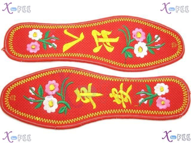 xhxd00014 Fad Breathable Safety Durable Cotton Embroidered Insole 3