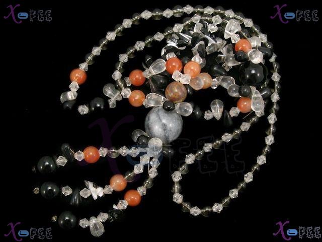 xl00487 Hawaii Style Fashion Jewelry Ornament Jasper Onyx Coloured Glaze Agate Necklace 2