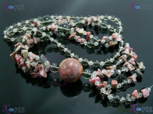 xl00506 New Prom Princess Fashion Jewelry Ornament Jasper Agate Glaze Crystal Necklace 3