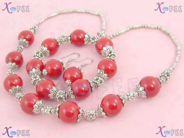 xspf00009 Metropolis Woman Collection Fashion Jewelry Ornament Coral Handmade Jewelry Set 2