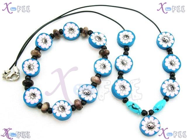 xspf00054 Healthy Collection Woman Fashion Jewelry Polystyrene Foam Circle Jewelry Sets 4