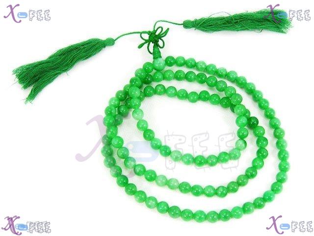 yfz00002 Tibetan Region Buddhism 108 Jade Prayer Mala Beads 3