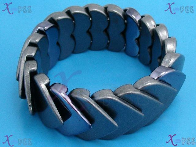 yklb00075 Collection Woman Fashion Jewelry Metropolis DimGray Acryl Stretch Love Bracelet 4